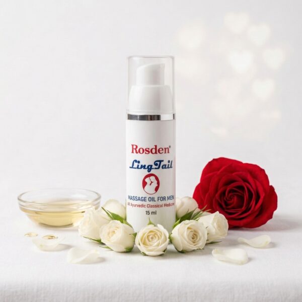 Rosden Ling Tail – Ayurvedic Massage Oil for Men | Male Strength, Stamina & Vitality Support