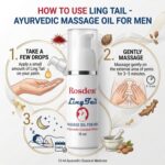 Rosden Ling Tail – Ayurvedic Massage Oil for Men | Male Strength, Stamina & Vitality Support - Image 3