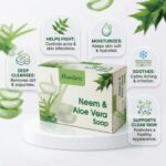 Rosden Ayurvedic Neem Aloe Vera Soap for Clear, Soft & Glowing Skin - Image 4